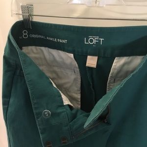 LOFT Pants - LOFT Green ankle pant chinos LOFT Pants - LOFT Green ankle pant chinos
